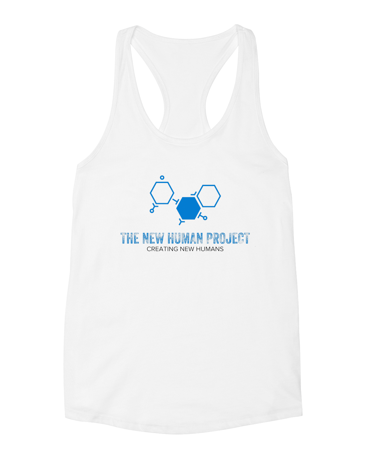 Ladies Premium Racerback Tank - White - XS